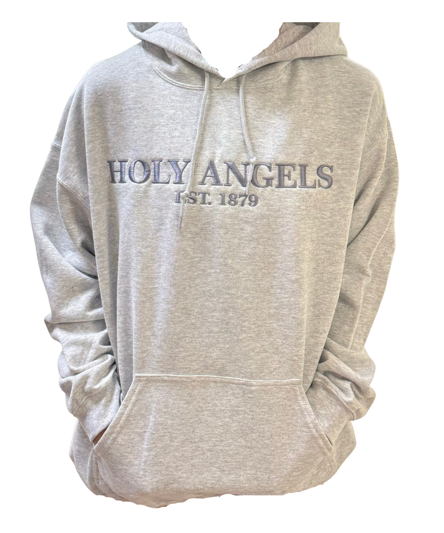 Monochrome Embroidered Hoodie