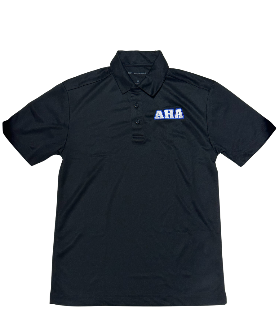 Black AHA Polo