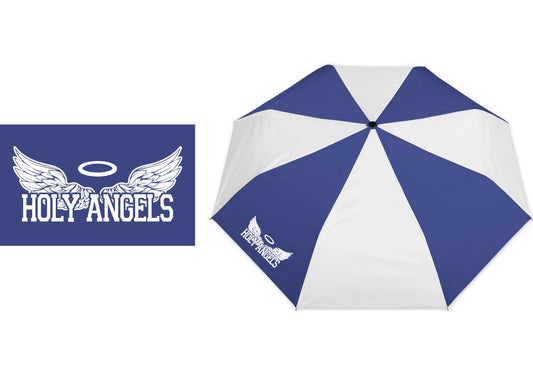 Holy Angels Royal and White Umbrella